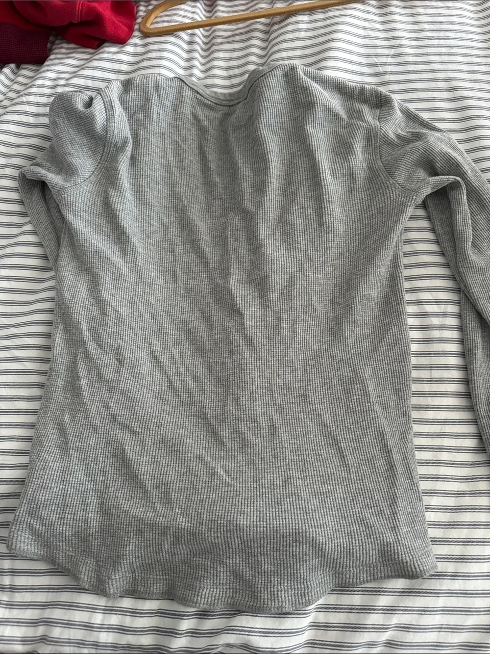 Gray Thermal Long-Sleeve Top men’s extra small